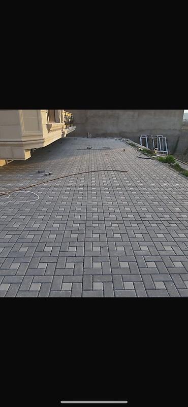 Beton plitələr: Rəngli səki daşları – zavod istehsalı - İkiqat qatlı vibropress — 35