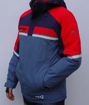 Zimske jakne: Muška zimska jakna sa kapuljačom - Boje: teget, crvena i siva/plava — 11