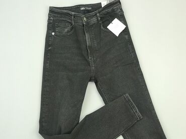 spódnice jeans czarne: Jeansy, M, stan - Idealny