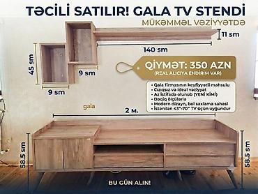 TV altlığı: Yeni, Düz TV altlığı, Polkalı, Taxtalı — 1