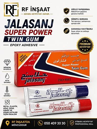 epoxy saat: JALASANJ Super Power Twin Gum – iki komponentli epoksi yapışdırıcı — 1