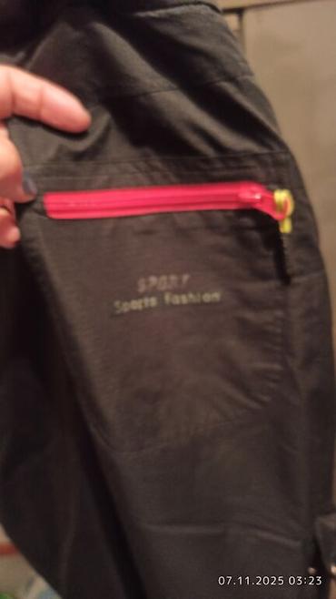 Спортивные штаны: Штаны, С карманами, С надписью, Корея, Болонь, Зима — 18