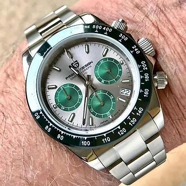 Ručni satovi: PAGANI DESIGN PD-1644 Sport - 40mm - Zelena -Rolex Daytona — 1
