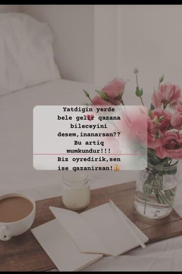 model vakansiya: Evdən çıxmadan onlayn gəlir qazanmaq üçün komanda işi təklifi