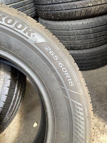 26560r18: Шины 265 / 60 / R 18, Лето, Б/у, Пара, Внедорожные (АТ/МТ), Корея, Hankook — 3