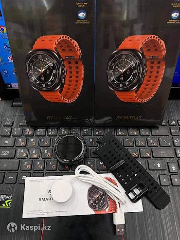 Акылдуу сааттар: ⌚ Смарт часы Saiya Sy Ultra 7 — AMOLED, звонки, здоровье ⌚ Стильные и — 3