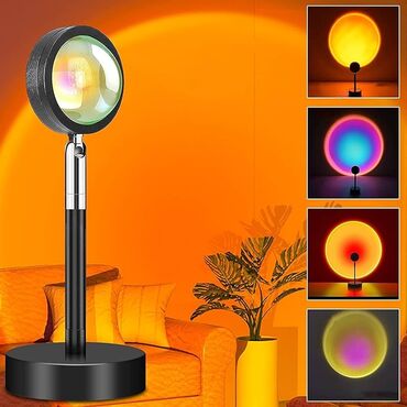 проекторы uhappy с usb: LED Проектор заката с пультом управления Sunset Lamp для фото и