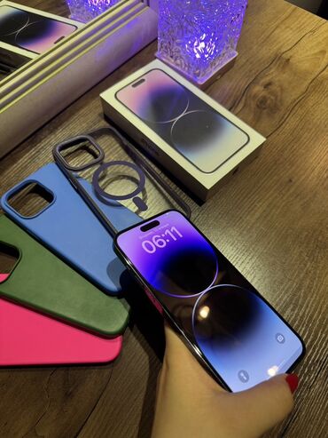 Apple iPhone: IPhone 14 Pro Max, Б/у, 512 ГБ, Deep Purple, Коробка, 84 % — 6