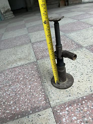 iskele: Teleskopik tənzimlənən dayaq (iskələ altlığı) - Material: tam metal — 2