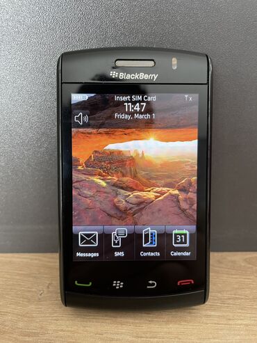 телефон blackberry: Blackberry Storm2 9550, 4 GB, цвет - Черный, Гарантия, Сенсорный