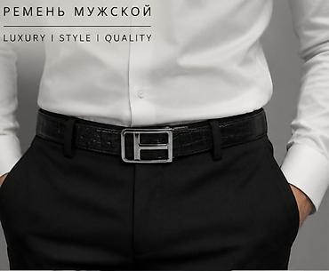 Ремни и пояса: Ремень, Натуральная кожа, Новый — 4