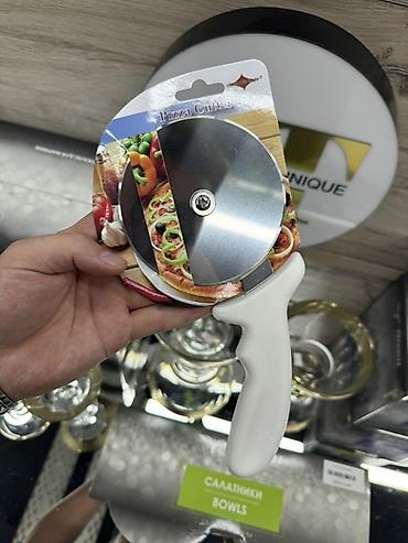 pizza: Роликовый нож для пиццы Pizza Cutter. - Круглый стальной диск для — 1