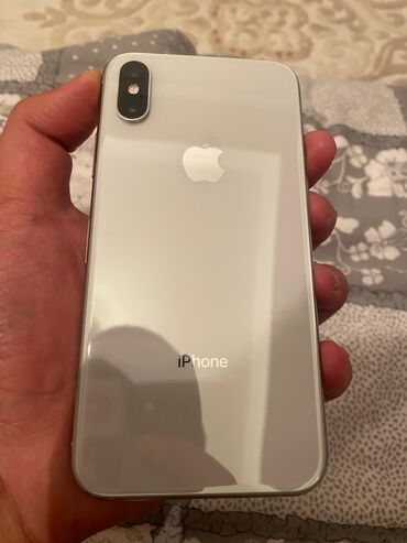 разбитый iphone: IPhone Xs, Б/у, 64 ГБ, Белый, 100 %