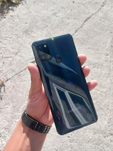 samsung j4 2018: Samsung Galaxy A21S, Б/у, 32 ГБ, цвет - Синий, 2 SIM