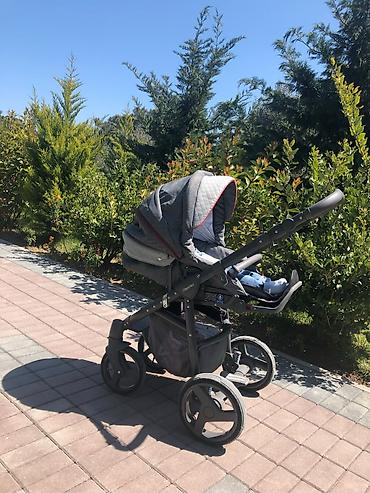 gəzinti arabaları: Uşaq arabası – çoxfunksiyalı, komfortlu model - Rəng: tünd boz — 1