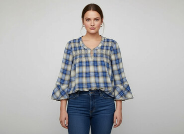 bluzki z gipiury na wesele: Women's blouse, size XL