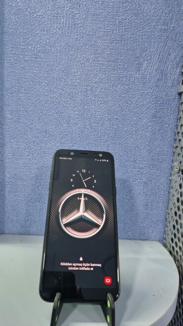 samsung a6 qiymeti irşad: Samsung Galaxy A6, цвет - Черный, Сенсорный, Отпечаток пальца, Две SIM карты