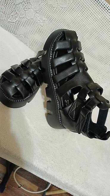 Айымдардын бут кийими: Босоножкалар, 38, Fashion & Bella, Жаңы, түсү - Кара, Өзү алып кетүү — 1