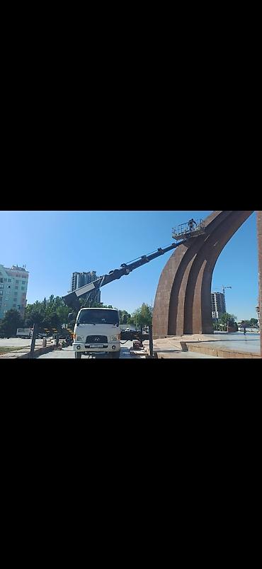 автовышки услуги: Услуги автовышки (гидроподъёмник на базе Hyundai). - Телескопическая — 3