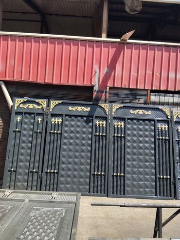 Откатные ворота: Ворота Бишкек принимаем заказы+ доставка и установка — 16