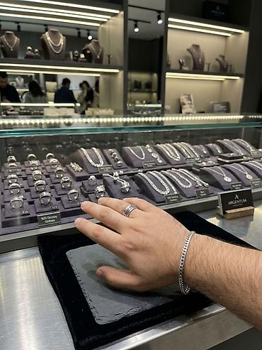Şəxsi əşyalar: Dəstə daxildir: Üzük, Bilərzik, Gümüş — 4