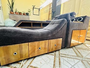 Ev üçün mebel: Yeni, İkinəfərlik çarpayı, Bazasız, Matrassız, Siyirməli — 3