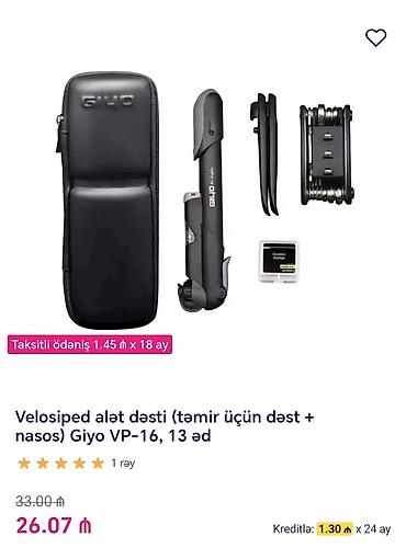 mini disk: Şəkillərdə gördüyünüz velosiped və aksesuarları hamısı birlikdə — 7