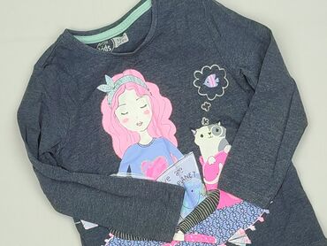 bluzka z piorami strusia: Sweatshirt, Little kids, 2-3 years, 92-98 cm, condition - Very good