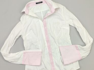 ażurowe białe bluzki: Shirt, M (EU 38), condition - Good