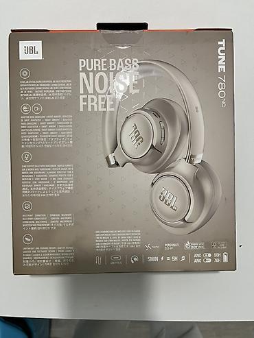 Audio: Yeni Simsiz (Bluetooth) Qulaqcıqlar, JBL, rəng - Bej — 1