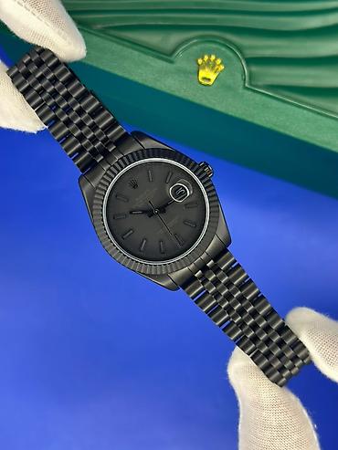 Личные вещи: Новый, Наручные часы, Rolex, цвет - Черный — 7