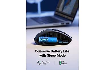 e book: UGREEN MU006S — двойная беспроводная эргономичная мышь с Bluetooth — 9