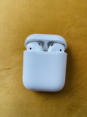 apple notebook qiymetleri: Apple Airpods 2 original. Hec bir problemi yoxdur. Ehtiyac olduqu ucun