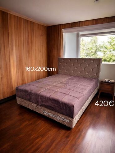 Kreveti: Tapacirani francuski ležajevi – Nameštaj Rilex Modeli sa naslonom i — 1