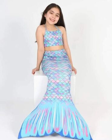 Kupaći kostimi: 🧜🏼‍♀️ Sirena trodelni kupaći kostimi 🥰 Veličine od 2 do 14 godina — 9
