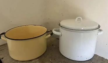 seqvey temiri: Emallı qazanlar dəsti - Material: emal örtüklü metal - Komplekt: 3 — 1