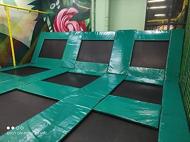 Другое для спорта и отдыха: Батуты перматрон пружины вулкан ПВХ тент сетка радужная сетка тюбинги — 14