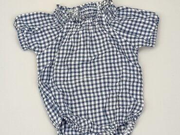 spodnie w kratę dla niemowlaka: Body, 0-3 m, 
stan - Bardzo dobry