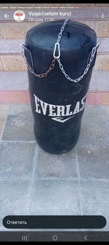 Boks aparatları: Dəri zamenitel brezent materiallarından boks kisəsi sifariş qəbul — 4