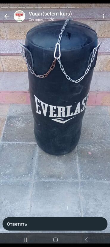 Boks kisələri: Boks kisələri – asılqanlı, zəncirli Məhsul təsviri: - Müxtəlif — 7