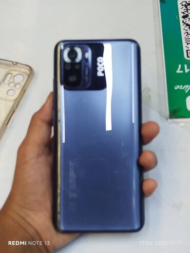 оперативная память qumo: Poco M5s, Колдонулган, 256 ГБ, түсү - Көк, 2 SIM