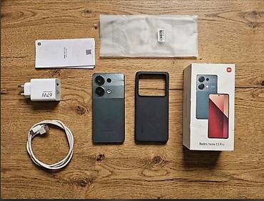 манас телефон: Redmi, Redmi Note 13 Pro, Б/у, 256 ГБ, цвет - Зеленый, 2 SIM — 1