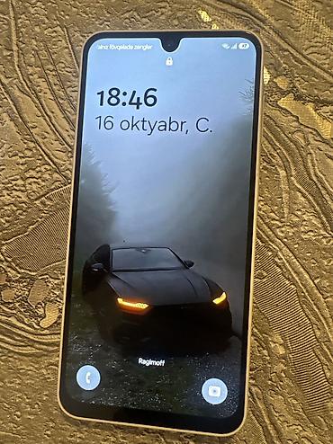 note 8 plata: Samsung Galaxy A16 5G, 128 GB, rəng - Boz, Face ID — 8