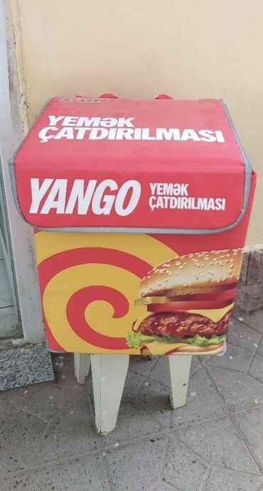 Popkorn aparatları: Yango “Yemək Çatdırılması” üçün termo çanta - Tip: qida çatdırılması