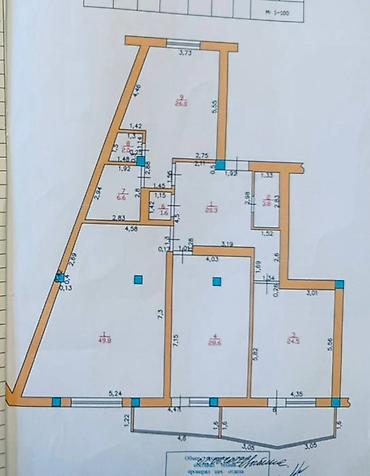 алис: 4 комнаты, 175 м², Ала-Арча ТРЦ 6 этаж — 9