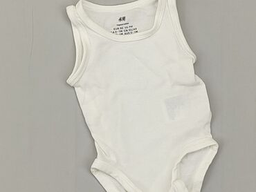 białe sukienki letnie na ramiączkach: Body, H&M, Newborn baby, 
condition - Very good