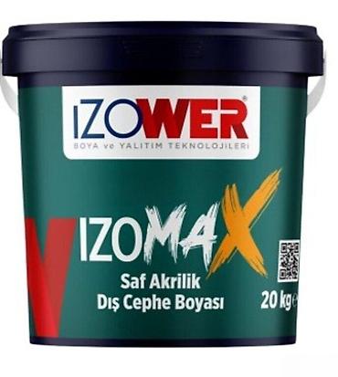 divar boyasi: Akril Fasad üçün boya, Izower, 20 kq, Suya davamlı — 1