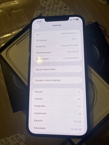 Apple iPhone: IPhone 12 Pro, Qara, Face ID — 5