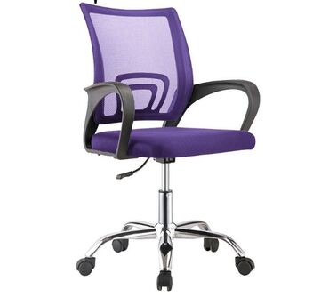 Ofis və oyun kresloları: Yeni, Təkərli, Qolları tənzimlənmir, Parça — 18