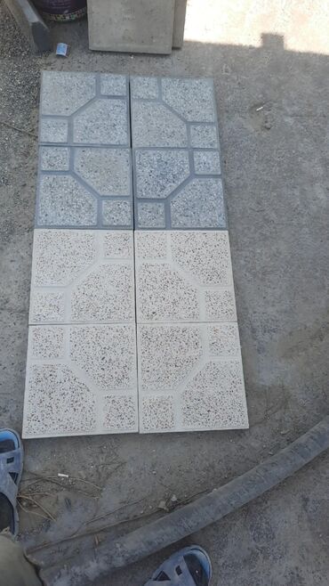 Ağlay: Məhsul: Beton tamet və bordür elementləri - Tamet daşları: Terrazzo